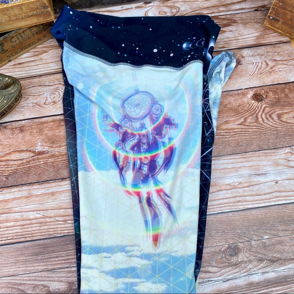 ✨ NIYAMA SOL RARE VINTAGE LIMITED EDITION THE GUIDE ENDLESS LEGGINGS XS - Picture 5 of 10